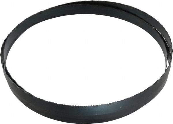 Starrett - 18 TPI, 5' 4-1/2" Long x 1/2" Wide x 0.025" Thick, Welded Band Saw Blade - Carbon Steel, Toothed Edge, Wavy Tooth Set, Flexible Back, Contour Cutting - Benchmark Tooling