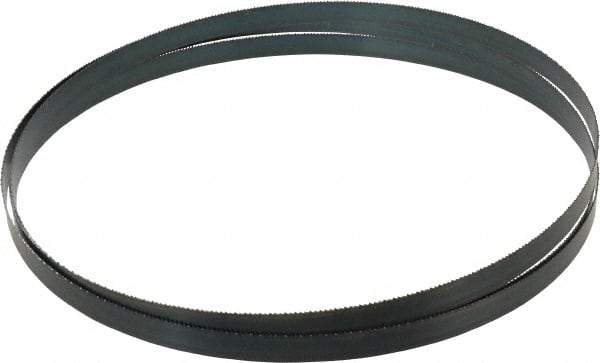 Starrett - 10 TPI, 11' 5" Long x 3/4" Wide x 0.032" Thick, Welded Band Saw Blade - Carbon Steel, Toothed Edge, Raker Tooth Set, Flexible Back, Contour Cutting - Benchmark Tooling