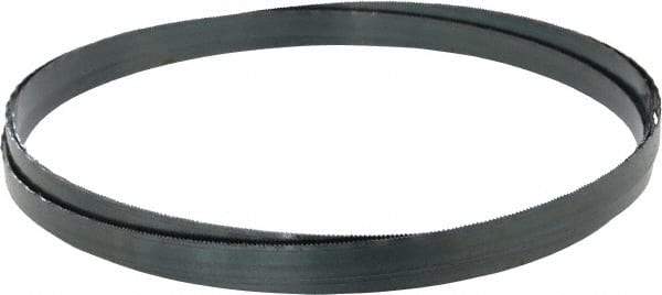 Starrett - 18/W TPI, 12' 6" Long x 1/2" Wide x 0.025" Thick, Welded Band Saw Blade - Carbon Steel, Toothed Edge, Wavy Tooth Set, Flexible Back, Contour Cutting - Benchmark Tooling