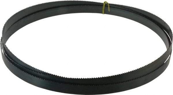 Starrett - 6 TPI, 12' 6" Long x 1" Wide x 0.035" Thick, Welded Band Saw Blade - Carbon Steel, Toothed Edge, Raker Tooth Set, Flexible Back, Contour Cutting - Benchmark Tooling