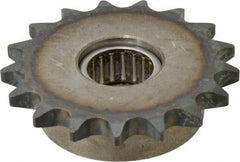 Browning - 3.72" Outside Diam, Steel, Chain Idler Sprocket - Chain Size 50 - Benchmark Tooling