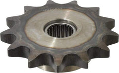 Browning - 4.66" Outside Diam, Steel, Chain Idler Sprocket - Chain Size 80 - Benchmark Tooling