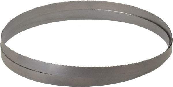 Starrett - 10 to 14 TPI, 9' Long x 3/4" Wide x 0.035" Thick, Welded Band Saw Blade - Bi-Metal, Toothed Edge, Raker Tooth Set, Contour Cutting - Benchmark Tooling