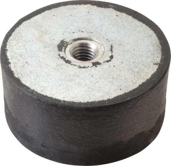 Tech Products - 1550 Lb Capacity, 1/2-13 Plate/Plate Vibration Isolator - 3-1/8" Diam, 1-1/2" High - Benchmark Tooling