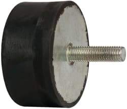 Tech Products - 760 Lb Capacity, M12 Plate/Plate Vibration Isolator - 79mm Diam, 38mm High - Benchmark Tooling
