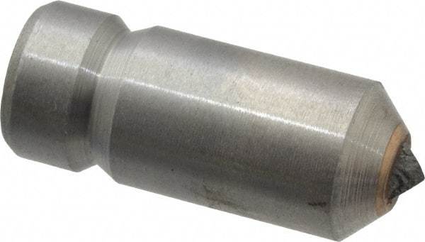 Made in USA - 1/2 Carat Single Point Diamond Dresser - 1-1/8" Long x 7/16" Shank Diam - Benchmark Tooling