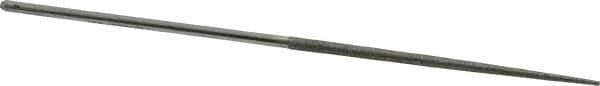 Grobet - 5-1/2" OAL Very Fine Round Needle Diamond File - 2-1/2 LOC, 220 Grit - Benchmark Tooling