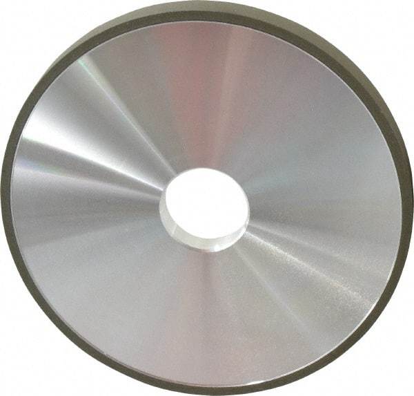 Made in USA - 6" Diam x 1-1/4" Hole x 1/2" Thick, N Hardness, 220 Grit Surface Grinding Wheel - Diamond, Type 1A1, Very Fine Grade - Benchmark Tooling