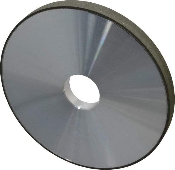 Made in USA - 6" Diam x 1-1/4" Hole x 1/2" Thick, N Hardness, 100 Grit Surface Grinding Wheel - Diamond, Type 1A1, Fine Grade - Benchmark Tooling