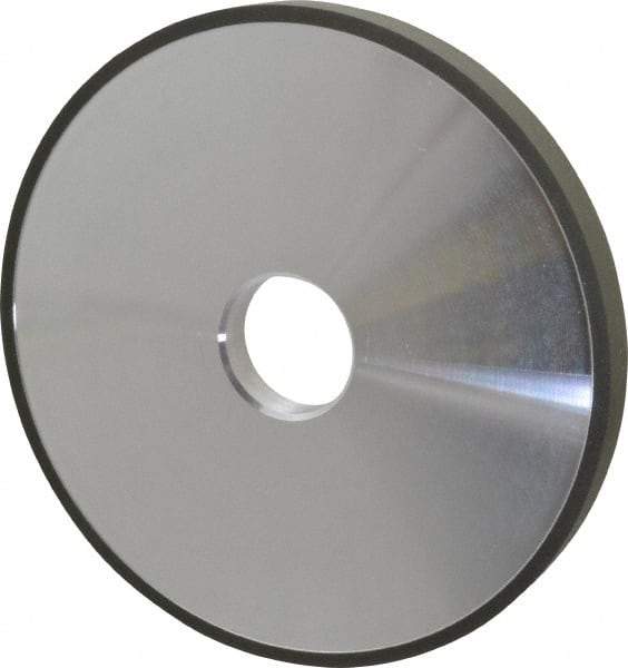 Made in USA - 6" Diam x 1-1/4" Hole x 1/2" Thick, N Hardness, 220 Grit Surface Grinding Wheel - Diamond, Type 1A1, Very Fine Grade - Benchmark Tooling
