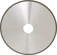 Made in USA - 7" Diam x 1-1/4" Hole x 1/8" Thick, N Hardness, 100 Grit Surface Grinding Wheel - Diamond, Type 1A1, Fine Grade - Benchmark Tooling