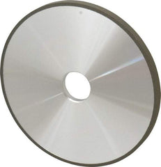 Made in USA - 7" Diam x 1-1/4" Hole x 3/8" Thick, N Hardness, 100 Grit Surface Grinding Wheel - Diamond, Type 1A1, Fine Grade - Benchmark Tooling