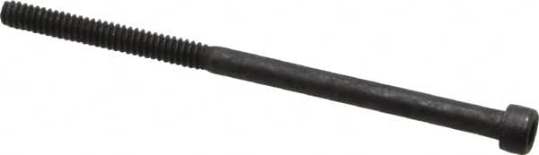 Value Collection - #4-40 UNC Hex Socket Drive, Socket Cap Screw - Alloy Steel, Black Oxide Finish, Partially Threaded, 2" Length Under Head - Benchmark Tooling