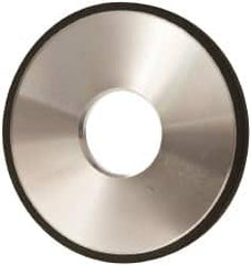 Made in USA - 4" Diam x 1-1/4" Hole x 1/4" Thick, 120 Grit Surface Grinding Wheel - Type 1A1, Fine Grade - Benchmark Tooling