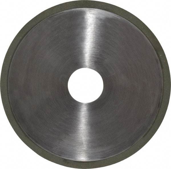 Made in USA - 6" Diam x 1-1/4" Hole, 100 Grit Surface Grinding Wheel - Coarse Grade - Benchmark Tooling