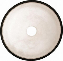Made in USA - 8" Diam x 1-1/4" Hole, 100 Grit Surface Grinding Wheel - Coarse Grade - Benchmark Tooling
