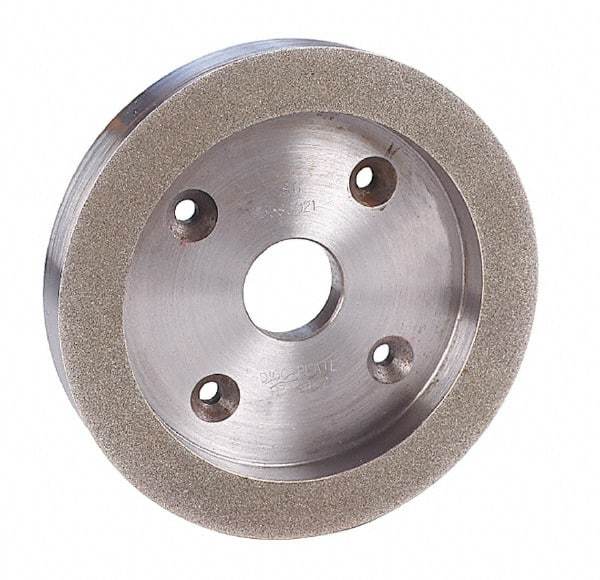 Made in USA - 6" Diam, 1-1/4" Hole Size, 1" Overall Thickness, 100 Grit, Tool & Cutter Grinding Wheel - Coarse Grade, Diamond - Benchmark Tooling