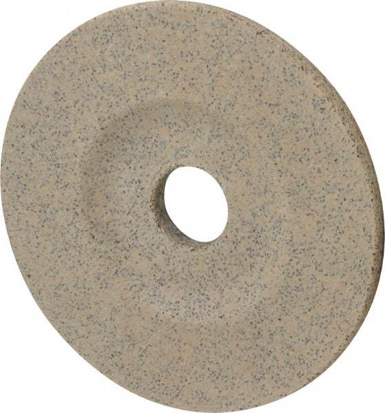 Cratex - 24 Grit, 4-1/2" Wheel Diam, 1/4" Wheel Thickness, 7/8" Arbor Hole, Type 27 Depressed Center Wheel - Aluminum Oxide, Compatible with Angle Grinder - Benchmark Tooling