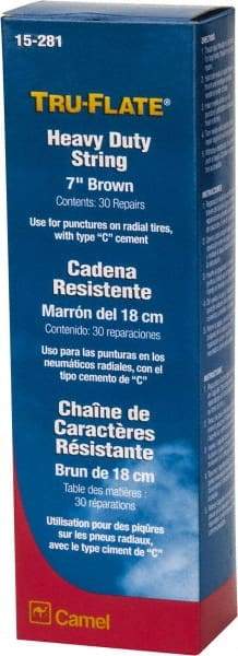 Schrader/Plews - String Repairs, Plug Style - For Tire Repair - Benchmark Tooling