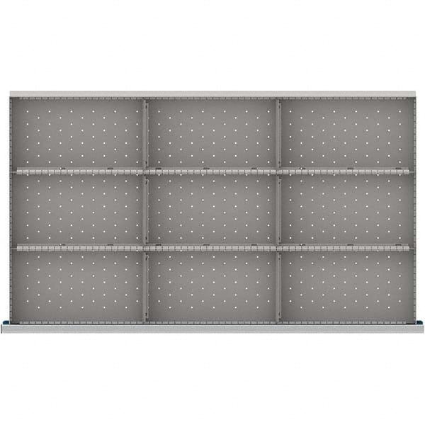 LISTA - 9-Compartment Drawer Divider Layout for 3.15" High Drawers - Benchmark Tooling