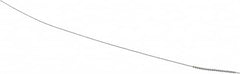Made in USA - 1mm Diam Helical Stainless Steel Tube Brush - Single Spiral, 0.003" Filament Diam, 5/8" Brush Length, 4" OAL, 0.016" Diam Stainless Steel Shank - Benchmark Tooling