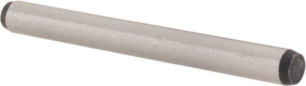 Value Collection - 5mm Diam x 50mm Pin Length Alloy Steel Standard Dowel Pin - C 58-62 Hardness, 9,270 Lb Breaking Strength, 1 Rounded End - Benchmark Tooling