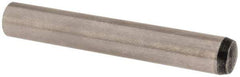 Value Collection - 6mm Diam x 40mm Pin Length Alloy Steel Standard Dowel Pin - C 58-62 Hardness, 13,300 Lb Breaking Strength, 1 Rounded End - Benchmark Tooling