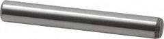 Value Collection - 8mm Diam x 60mm Pin Length Alloy Steel Standard Dowel Pin - C 58-62 Hardness, 23,700 Lb Breaking Strength, 1 Rounded End - Benchmark Tooling