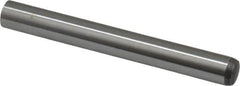 Value Collection - 8mm Diam x 70mm Pin Length Alloy Steel Standard Dowel Pin - C 58-62 Hardness, 23,700 Lb Breaking Strength, 1 Rounded End - Benchmark Tooling