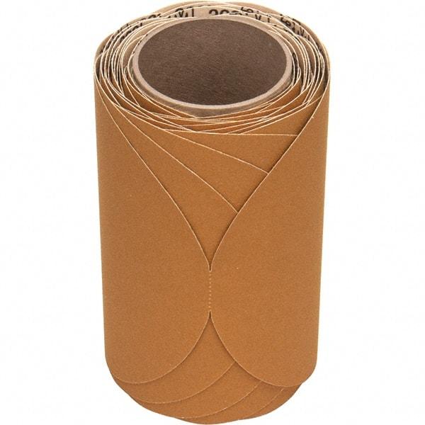 3M - 8" Diam, 150 Grit FEPA, Aluminum Oxide Adhesive PSA Disc - Very Fine Grade, Gold, Paper Backing, Flexible, Use with Random Orbital Sanders - Benchmark Tooling