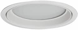 Cooper Lighting - 7-7/8 Inch Wide, Water Resistant, White Fixture Trim with Albalite Lens - Benchmark Tooling