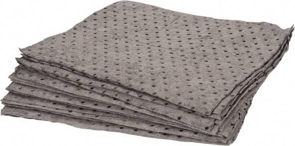 PRO-SAFE - 32 Gal Capacity per Package, Universal Pad - 17" Long x 15" Wide, Gray, Polypropylene - Benchmark Tooling