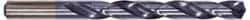 Hertel - 2.15mm 135° Cobalt Jobber Drill - TiAlN Finish, Right Hand Cut, Spiral Flute, Straight Shank, 2-1/8" OAL, Split Point - Benchmark Tooling