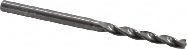 Kennametal - 11/64" 130° Solid Carbide Jobber Drill - Bright Finish, Right Hand Cut, Spiral Flute, Straight Shank, 2.91" OAL, Standard Point - Benchmark Tooling