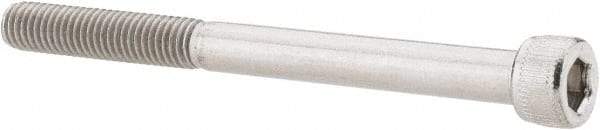 Value Collection - #10-32 UNF Hex Socket Drive, Socket Cap Screw - Grade 18-8 & Austenitic A2 Stainless Steel, Partially Threaded, 2-1/4" Length Under Head - Benchmark Tooling