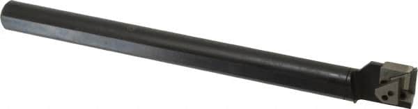 APT - 1-1/16" Min Bore Diam, 10" OAL, 3/4" Shank Diam, Indexable Boring Bar - TPG Insert, Screw or Clamp Holding Method - Benchmark Tooling