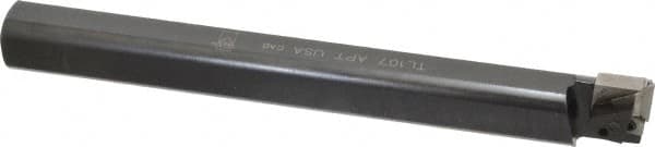 APT - 1-1/4" Min Bore Diam, 9" OAL, 1" Shank Diam, Indexable Boring Bar - TPG Insert, Screw or Clamp Holding Method - Benchmark Tooling