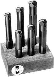 APT - 9/16" Min Bore Diam, 3-1/4" OAL, 1/2" Shank Diam, Indexable Boring Bar - 1-3/4" Max Bore Depth, TPG 221 Insert, Screw Holding Method - Benchmark Tooling