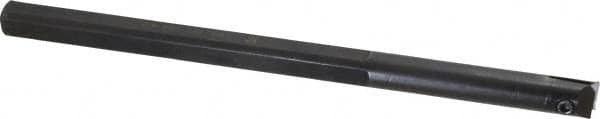 APT - 9/16" Min Bore Diam, 8" OAL, 1/2" Shank Diam, Indexable Boring Bar - TPG 221 Insert, Screw Holding Method - Benchmark Tooling