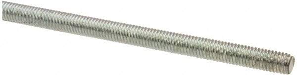 Value Collection - M5x0.8 UNC (Coarse), 1m Long, Steel Metric Threaded Rod - Zinc-Plated Finish, Right Hand Thread - Benchmark Tooling