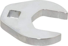 Proto - 1-1/16" 3/8" Drive Chrome Open End Crowfoot Wrench - 2.09" Head Diam x 0.38" Head Thickness - Benchmark Tooling