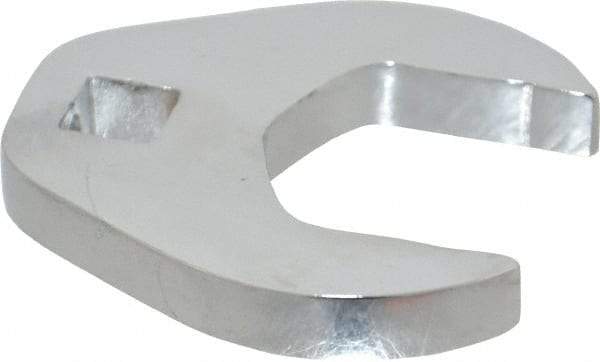 Proto - 1-1/8" 3/8" Drive Chrome Open End Crowfoot Wrench - 2.09" Head Diam x 0.38" Head Thickness - Benchmark Tooling