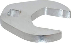 Proto - 1-1/8" 3/8" Drive Chrome Open End Crowfoot Wrench - 2.09" Head Diam x 0.38" Head Thickness - Benchmark Tooling