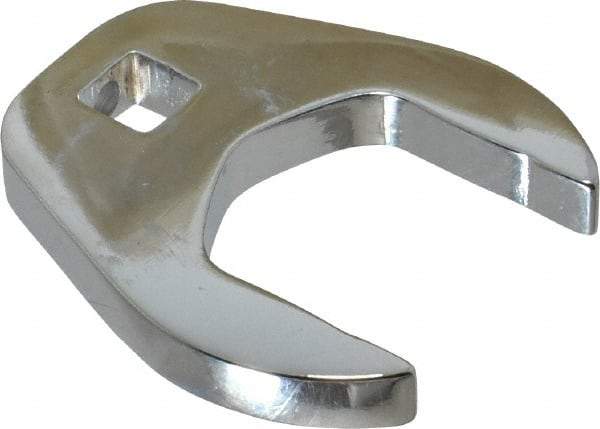 Proto - 1-1/4" 3/8" Drive Chrome Open End Crowfoot Wrench - 2.156" Head Diam x 0.38" Head Thickness - Benchmark Tooling