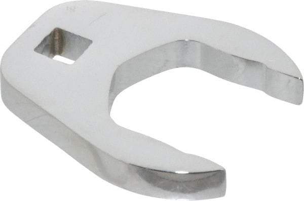 Proto - 1-5/16" 3/8" Drive Chrome Open End Crowfoot Wrench - 0.53" Head Diam x 0.38" Head Thickness - Benchmark Tooling