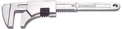 Facom - 10" Hardened Steel Straight Pipe Wrench - 2-1/4" Pipe Capacity - Benchmark Tooling