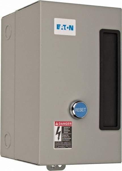 Eaton Cutler-Hammer - 208 Coil VAC, 9 Amp, Nonreversible Enclosed Enclosure NEMA Motor Starter - 1-1/2 hp at 1 Phase, 1 Enclosure Rating - Benchmark Tooling