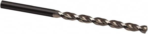 Guhring - 6.4mm, 130° Point, Parabolic Flute, Cobalt Taper Length Drill Bit - Bright Finish, 97mm Flute Length, 148mm OAL, Series 336 - Benchmark Tooling