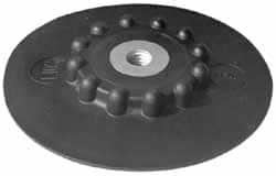 Norton - 9" Diam Quick-Change Type S Disc Backing Pad - Medium Density, 7,000 RPM, Speed-Lok Compatible - Benchmark Tooling