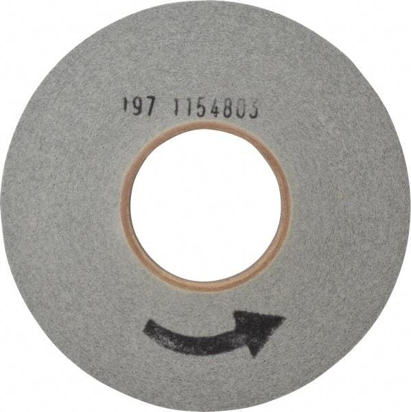 Norton - 8" Diam, 1" Face Width, 3" Center Hole, Medium Grade, Silicon Carbide Deburring Wheel - Convolute, Hard Density 9 Grade, 3,650 RPM - Benchmark Tooling